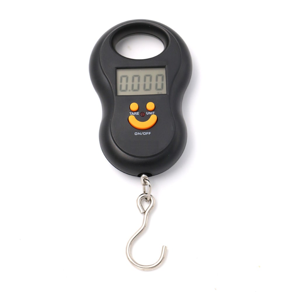 Portable 40kg/10g LCD Digital Scale Electronic Hand Held Hook Belt Luggage Hanging Scale Backlight Balance Weighting- Black Portable 40kg/10g LCD Digital Scale Electronic Hand Held Hook Belt Luggage Hanging Scale Backlight Balance Weighting- Black