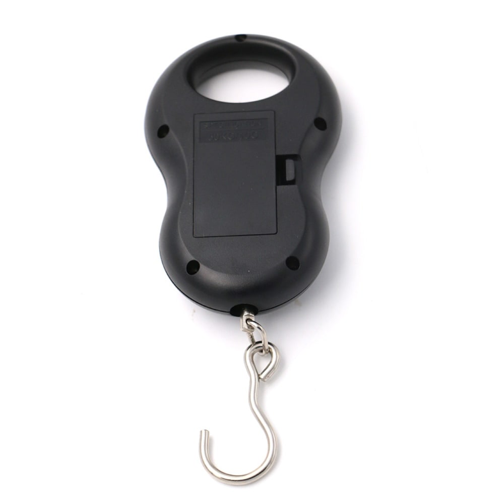 Portable 40kg/10g LCD Digital Scale Electronic Hand Held Hook Belt Luggage Hanging Scale Backlight Balance Weighting- Black Portable 40kg/10g LCD Digital Scale Electronic Hand Held Hook Belt Luggage Hanging Scale Backlight Balance Weighting- Black