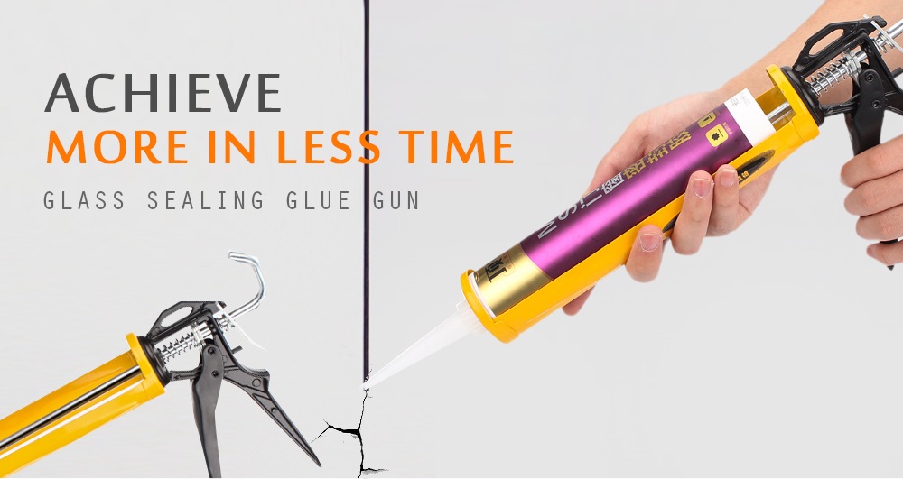 Professional Portable Labor-saving Mini Glass Sealing Glue Gun Best Wireless Glue Gun- Bright Yellow Professional Portable Labor-saving Mini Glass Sealing Glue Gun Best Wireless Glue Gun- Bright Yellow