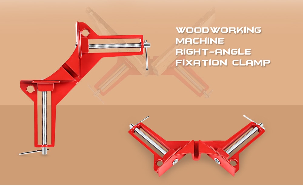 Reinforced 90 Degree Right Angle Clamp- Red Reinforced 90 Degree Right Angle Clamp- Red
