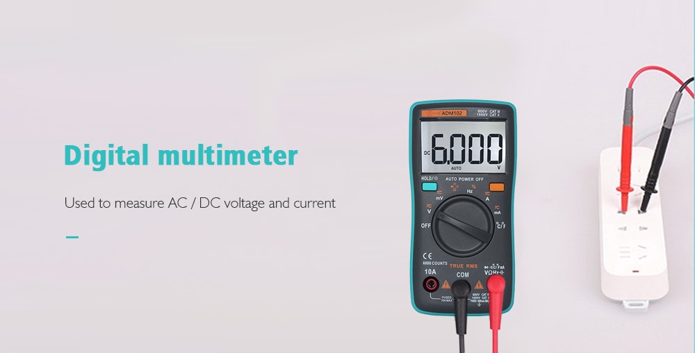 ZT102 Big Screen Digital Multimeter- Green ZT102 Big Screen Digital Multimeter- Green