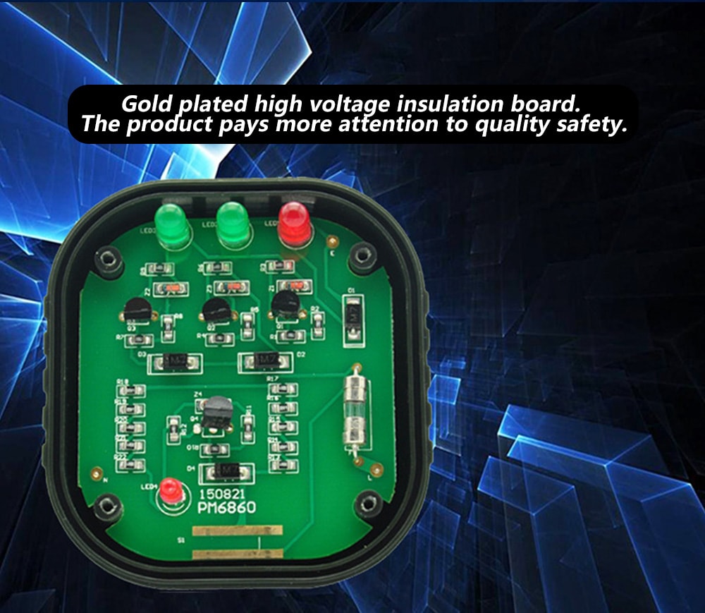 PEAKMETER PM6860 Electric Socket Tester Leakage Detector with RCD Function- Orange Chinese Plug (3-pin) PEAKMETER PM6860 Electric Socket Tester Leakage Detector with RCD Function- Orange Chinese Plug (3-pin)
