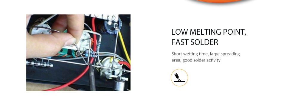 0.5 / 0.6 / 0.8 / 1.0MM Rosin Solder Tin Lead Flux Soldering Welding Iron Wire- Bright Orange 0.6MM 0.5 / 0.6 / 0.8 / 1.0MM Rosin Solder Tin Lead Flux Soldering Welding Iron Wire- Bright Orange 0.6MM