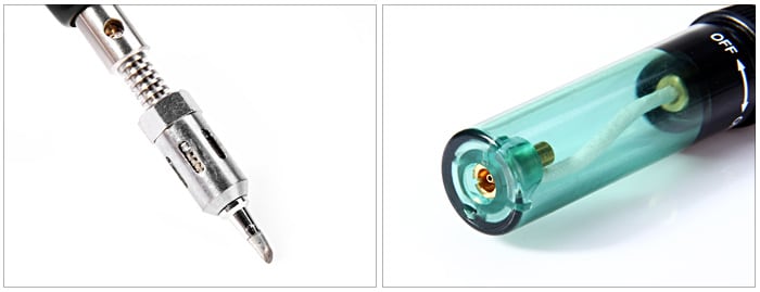WLXY MT100 - 2 Practical 8ml Filling Capacity Pencil Style Gas Soldering Iron- Transparent WLXY MT100 - 2 Practical 8ml Filling Capacity Pencil Style Gas Soldering Iron- Transparent