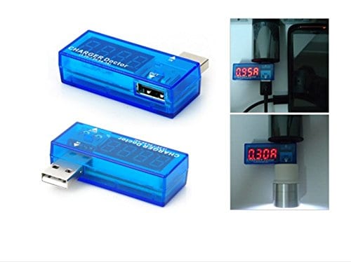 USB Charger Doctor - In-line Voltage and Current Meter- Blue USB Charger Doctor - In-line Voltage and Current Meter- Blue