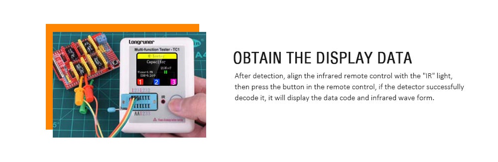 TFT Backlight Transistor Tester for Diode / Triode / Capacitor / Resistor / Transistor / LCR / ESR / NPN / PNP / MOSFET- Milk White TFT Backlight Transistor Tester for Diode / Triode / Capacitor / Resistor / Transistor / LCR / ESR / NPN / PNP / MOSFET- Milk White
