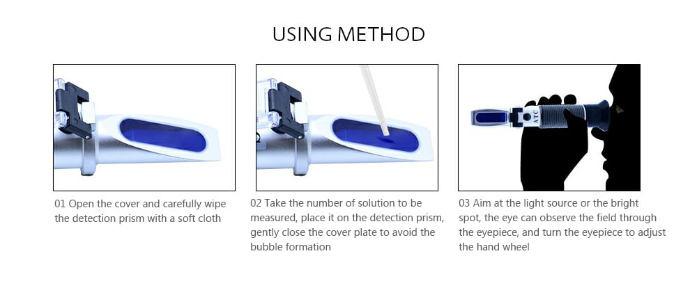 RZ113 Handheld Brix Refractometer Sugar Density Measurement Saccharimeter Precision Instruments- Colormix RZ113 Handheld Brix Refractometer Sugar Density Measurement Saccharimeter Precision Instruments- Colormix