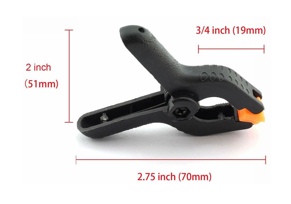 Plastic Securing Clip 10pcs- Black Plastic Securing Clip 10pcs- Black