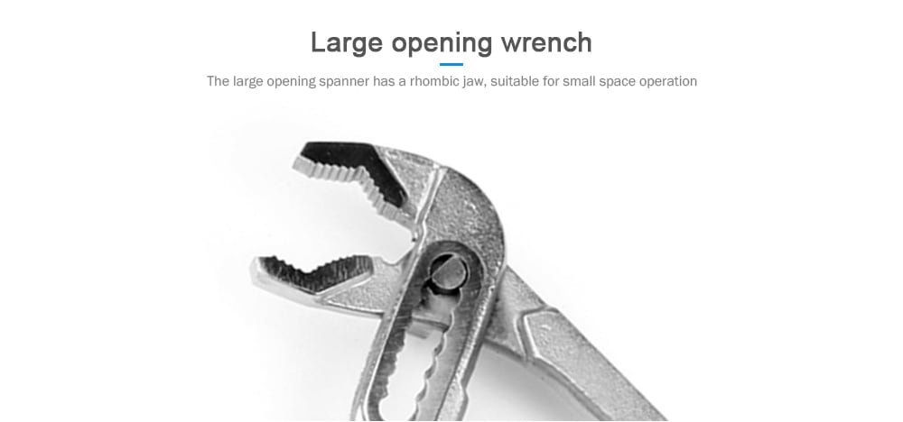 Water Pump Pliers Adjustable Pipe Clamp Eagle Mouth Gripper - Crystal Blue 10inch Water Pump Pliers Adjustable Pipe Clamp Eagle Mouth Gripper - Crystal Blue 10inch