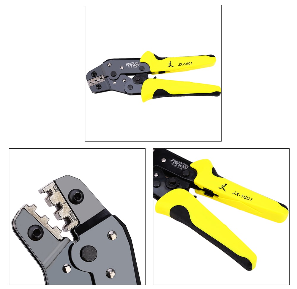Multi-function Ratchet Wheel Save Effort Crimping Press Plier- Yellow and Black Multi-function Ratchet Wheel Save Effort Crimping Press Plier- Yellow and Black