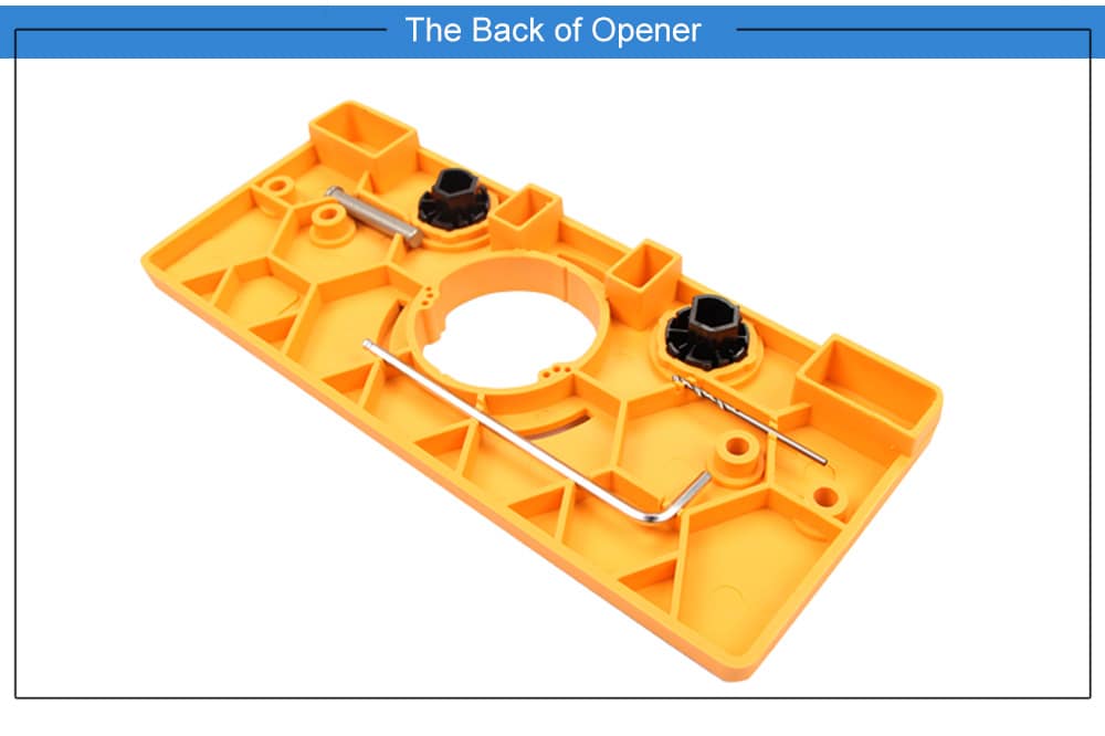 Opener DIY Woodworking Tool Set 35mm - Dark Orange Opener DIY Woodworking Tool Set 35mm - Dark Orange