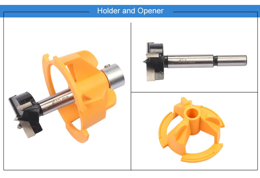 Opener DIY Woodworking Tool Set 35mm - Dark Orange Opener DIY Woodworking Tool Set 35mm - Dark Orange