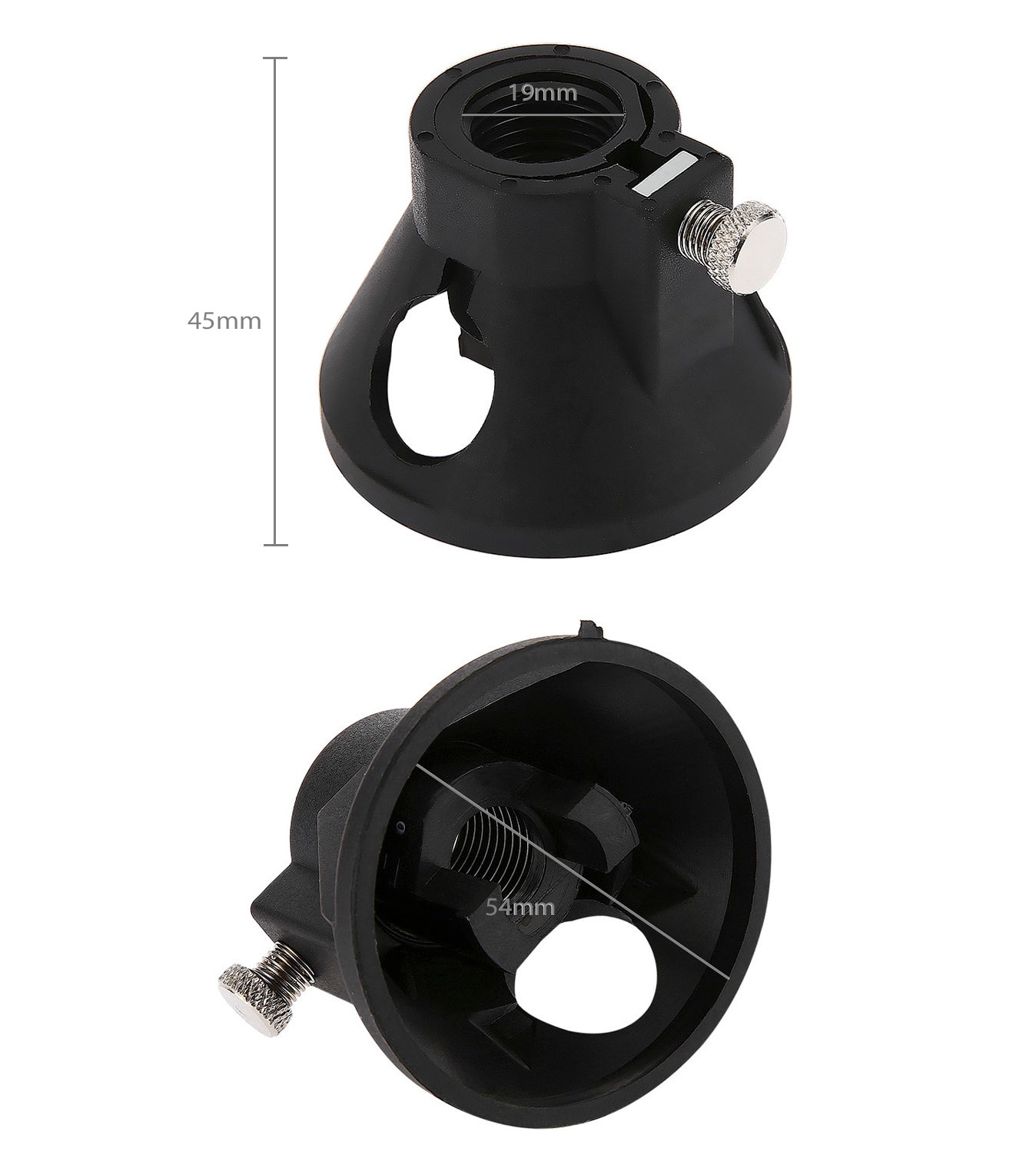 Carving Grinding Polishing Twist Nose Cap Horn Drill Dedicated Positioner- Black Carving Grinding Polishing Twist Nose Cap Horn Drill Dedicated Positioner- Black