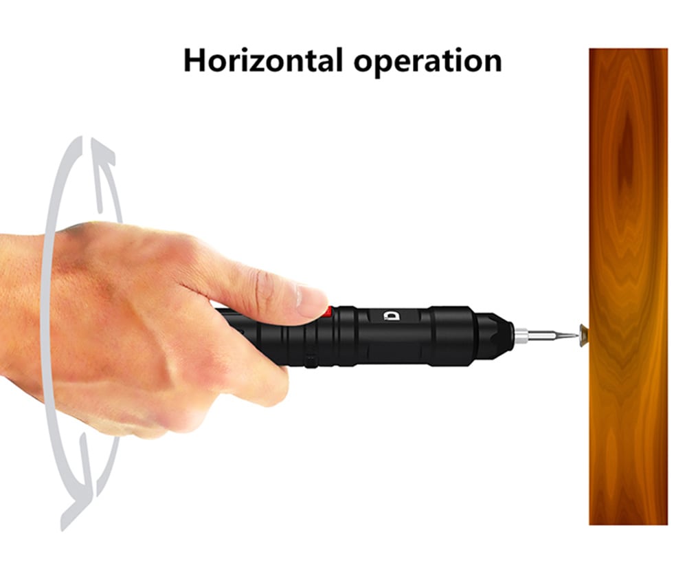 Xiaodong X2 Mini Intelligent Electric Screwdriver - Black 5W Xiaodong X2 Mini Intelligent Electric Screwdriver - Black 5W