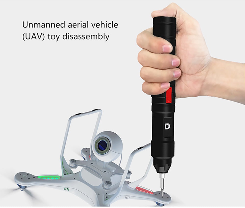 Xiaodong X2 Mini Intelligent Electric Screwdriver - Black 5W Xiaodong X2 Mini Intelligent Electric Screwdriver - Black 5W