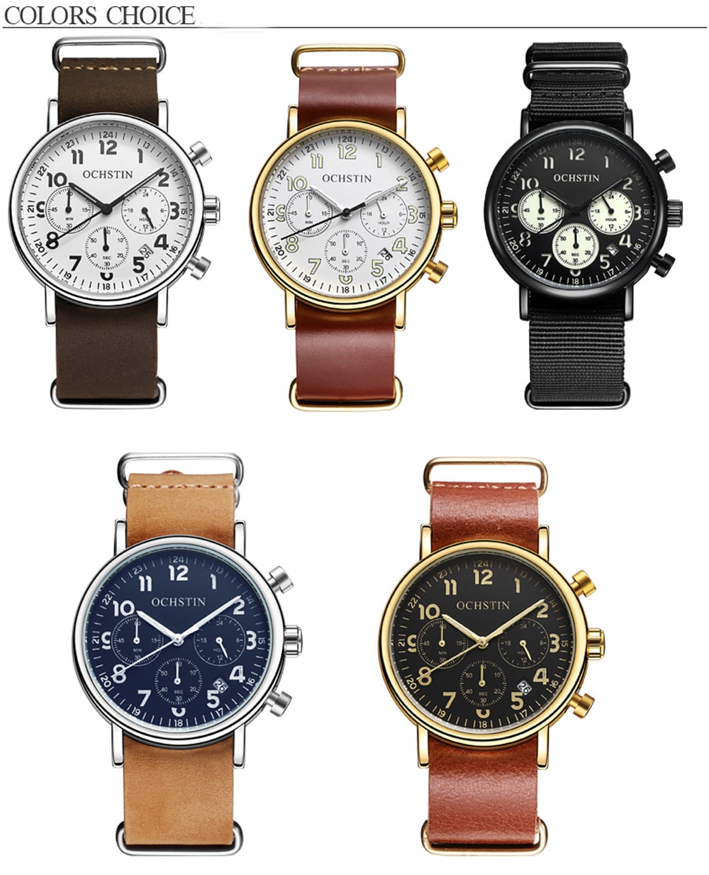 OCHSTIN 6081A Fashion Business Men's Watch with Box- Brown OCHSTIN 6081A Fashion Business Men's Watch with Box- Brown