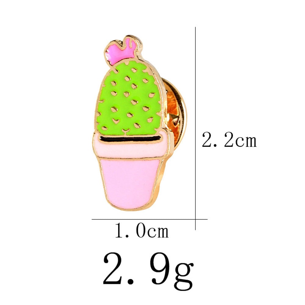 The new creative suit cactus potting drip brooch brooch plants- Multi The new creative suit cactus potting drip brooch brooch plants- Multi