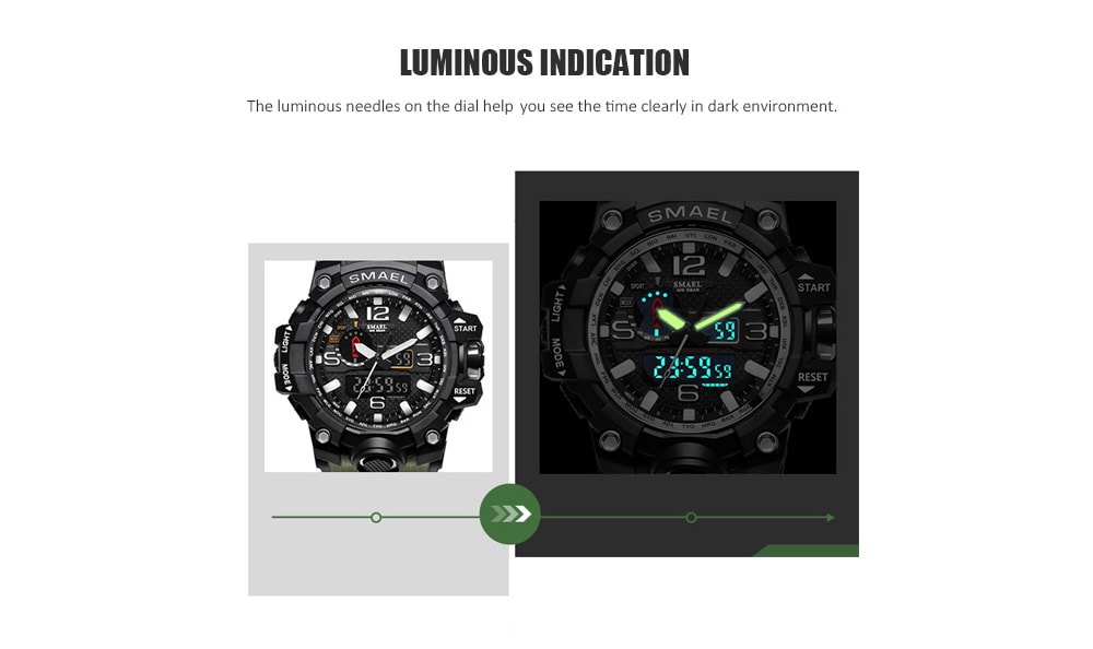 SMAEL 1545 Men Business Waterproof Leisure Quartz Watch- Multi-A Black SMAEL 1545 Men Business Waterproof Leisure Quartz Watch- Multi-A Black