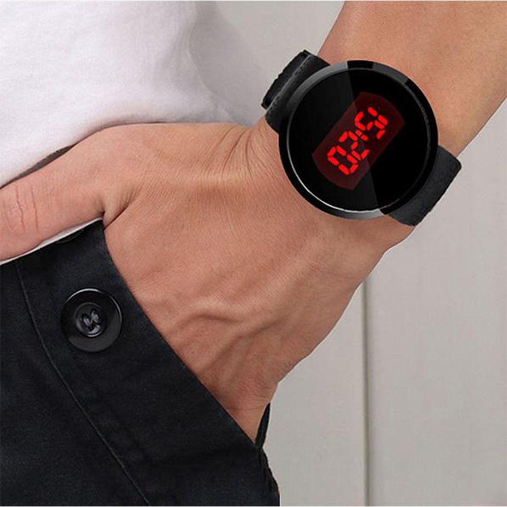 Seasonal 3152340 Touch Screen LED Electronic Fashion Student Jelly Lovers Watch- White Seasonal 3152340 Touch Screen LED Electronic Fashion Student Jelly Lovers Watch- White