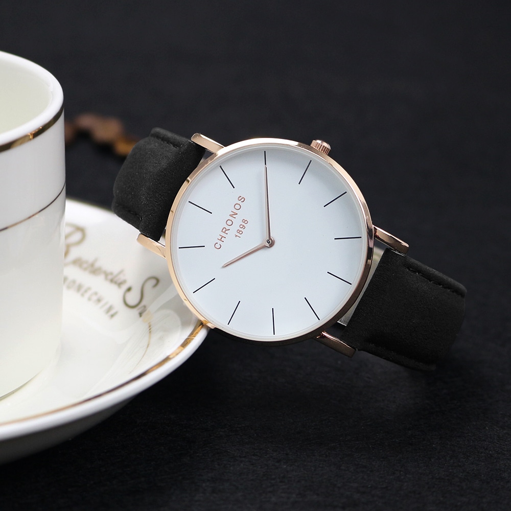 Super Thin Money Simple Fashion Couple Watch- Black Super Thin Money Simple Fashion Couple Watch- Black