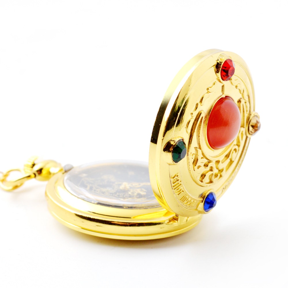Seasonal Beautiful Girl Pattern Design Pocket Watch- Gold Seasonal Beautiful Girl Pattern Design Pocket Watch- Gold