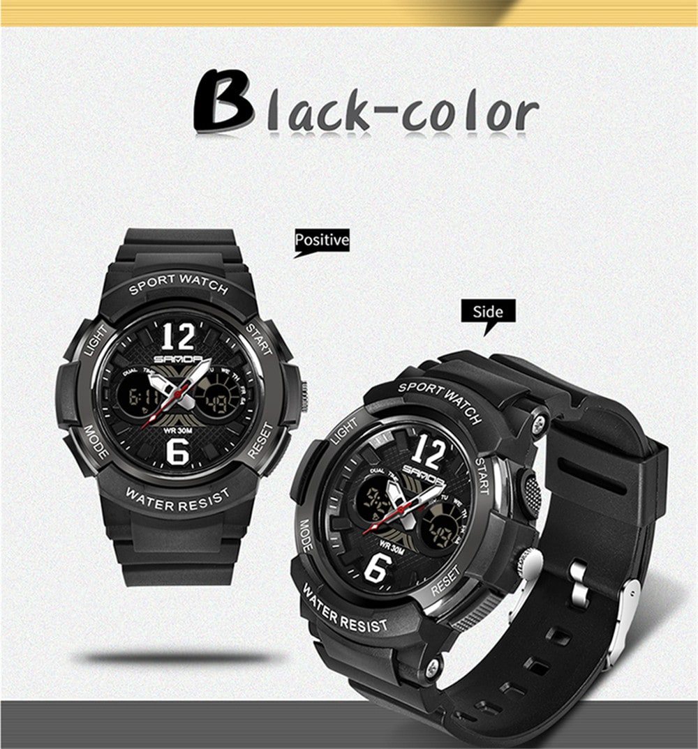 SANDA Multi-Function Children Cartoon Noctilucent Waterproof Digital Watches- Multi-G SANDA Multi-Function Children Cartoon Noctilucent Waterproof Digital Watches- Multi-G