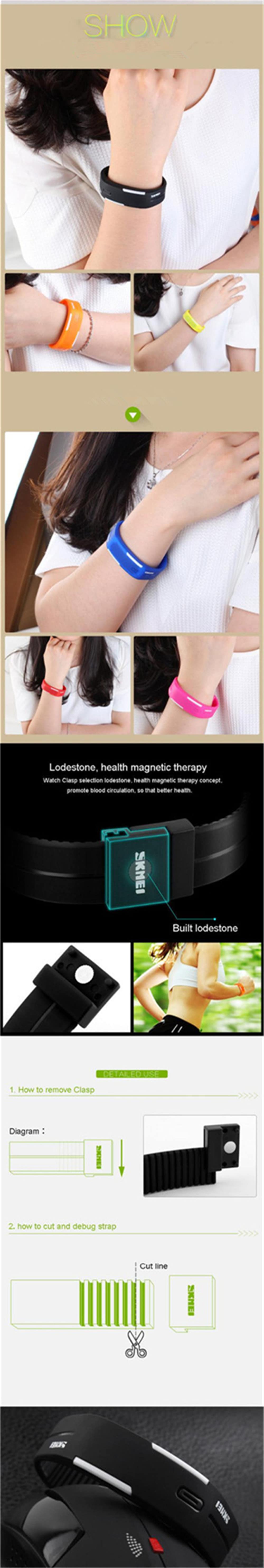 Unisex Electronic Watch All Match Simple Design Fashion Accessory- Black Unisex Electronic Watch All Match Simple Design Fashion Accessory- Black