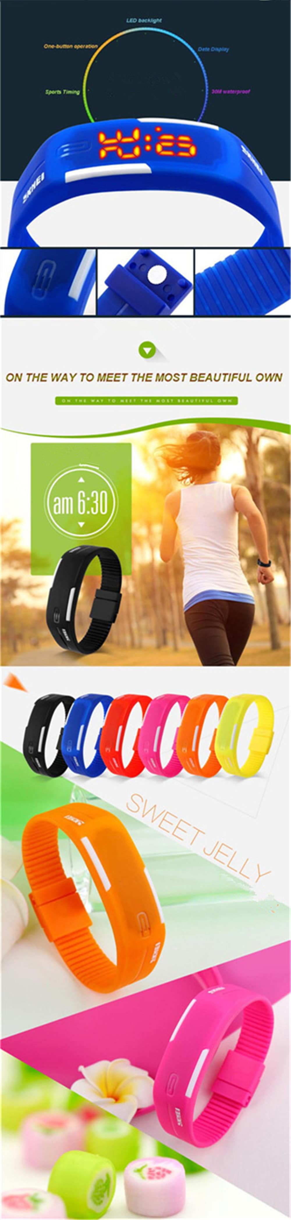Unisex Electronic Watch All Match Simple Design Fashion Accessory- Black Unisex Electronic Watch All Match Simple Design Fashion Accessory- Black