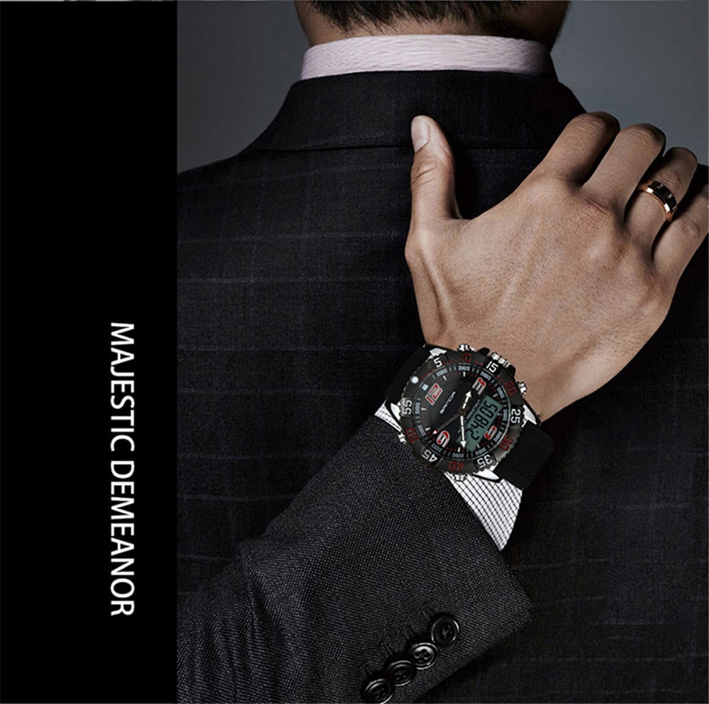 SANDA Sport Watch Men Military Waterproof Luxury Electronic Led Digital Watches- Multi-B SANDA Sport Watch Men Military Waterproof Luxury Electronic Led Digital Watches- Multi-B