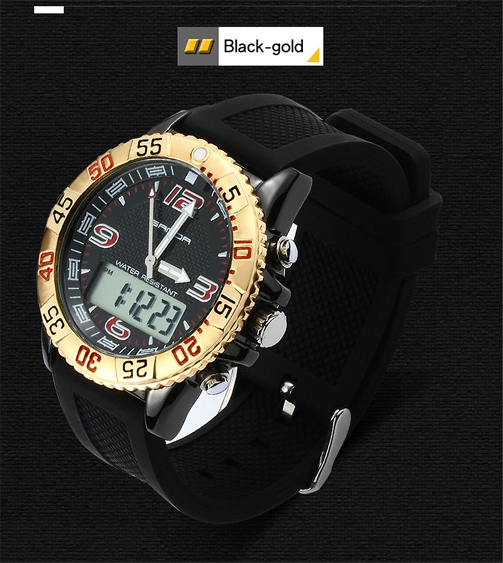 SANDA Sport Watch Men Military Waterproof Luxury Electronic Led Digital Watches- Multi-B SANDA Sport Watch Men Military Waterproof Luxury Electronic Led Digital Watches- Multi-B