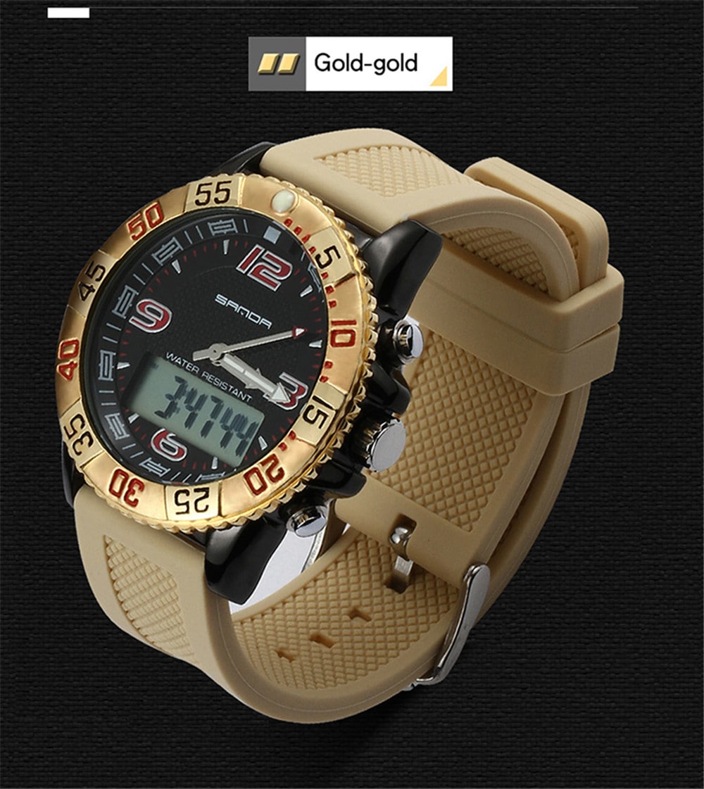 SANDA Sport Watch Men Military Waterproof Luxury Electronic Led Digital Watches- Multi-B SANDA Sport Watch Men Military Waterproof Luxury Electronic Led Digital Watches- Multi-B