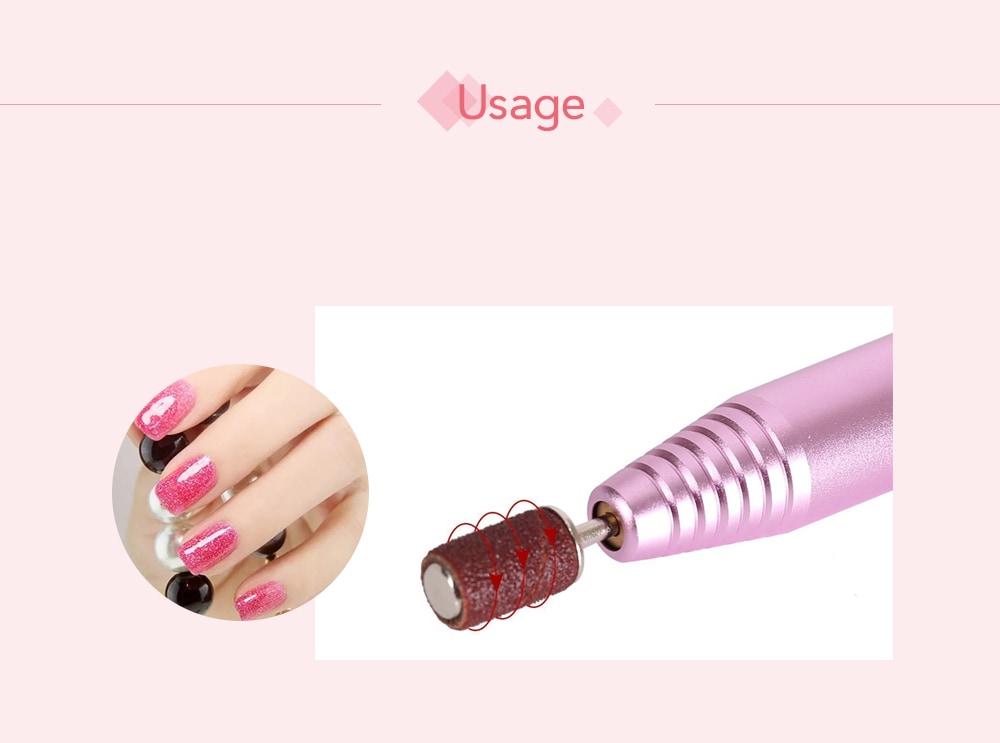 6pcs Electric Basic Bits Manicure Drills Accessories Polishing Tools- Silver 6pcs Electric Basic Bits Manicure Drills Accessories Polishing Tools- Silver