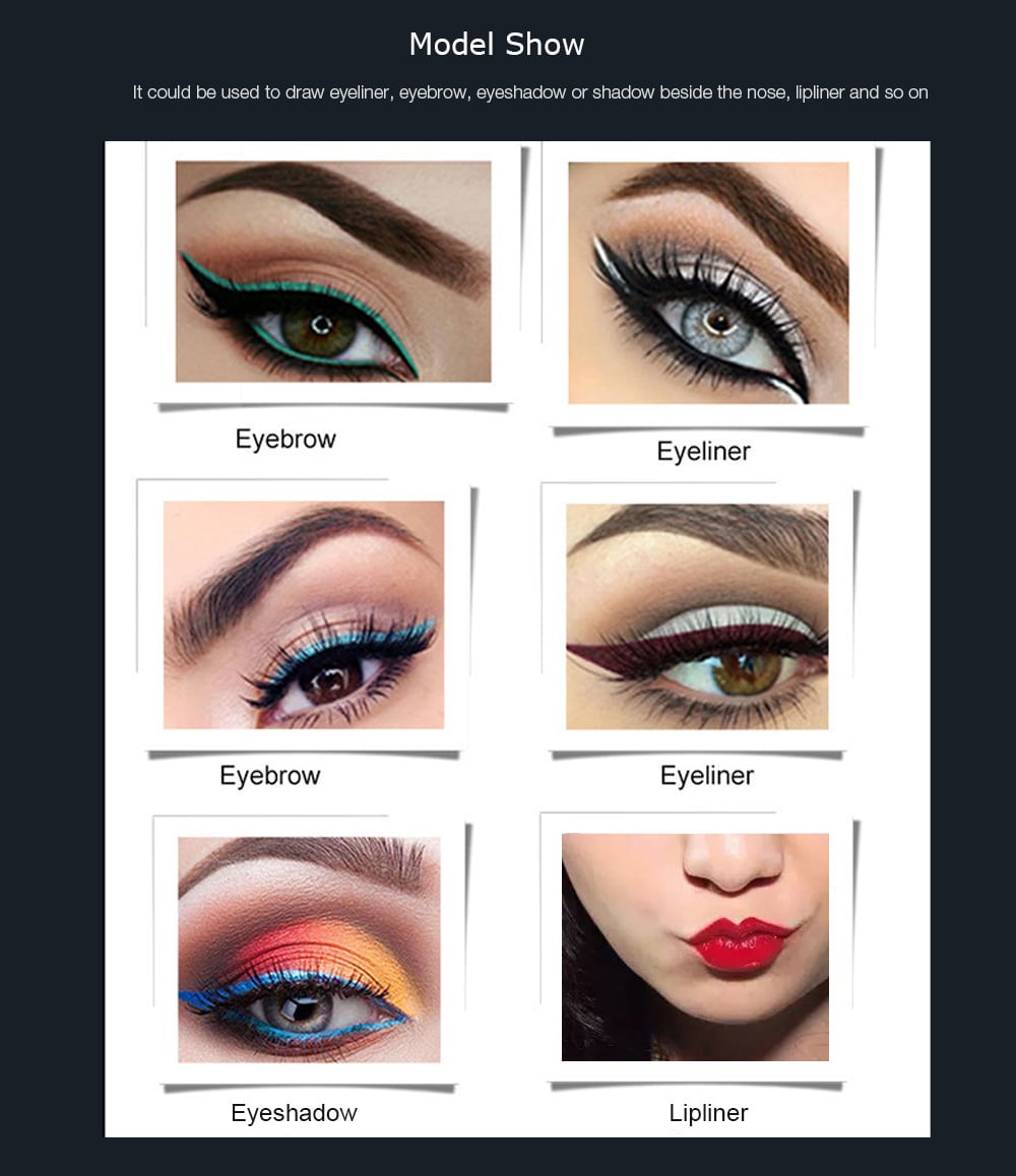 MENOW Waterproof Lasting Multifunctional Eyeliner Pencil 12pcs- Red MENOW Waterproof Lasting Multifunctional Eyeliner Pencil 12pcs- Red