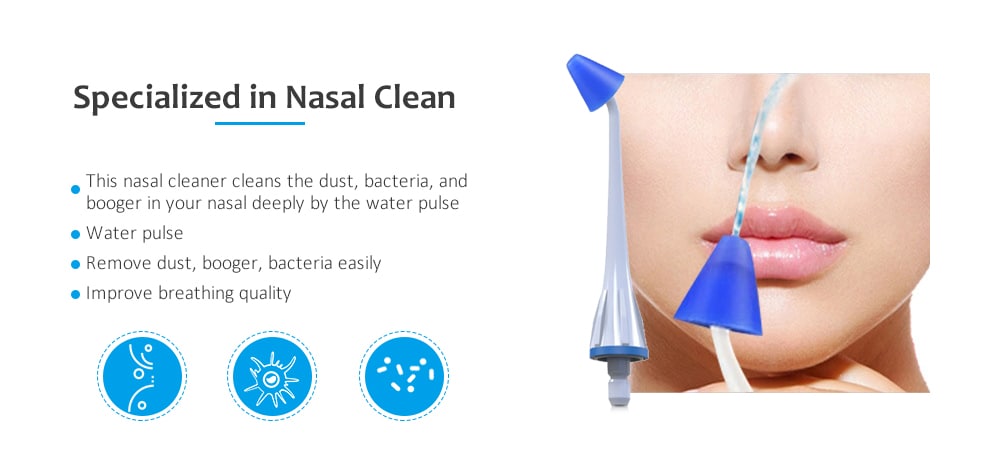 Original YASI V8 - X1 Washing Nozzle for N008 Electric Nasal Oral Irrigator- Silk Blue Original YASI V8 - X1 Washing Nozzle for N008 Electric Nasal Oral Irrigator- Silk Blue