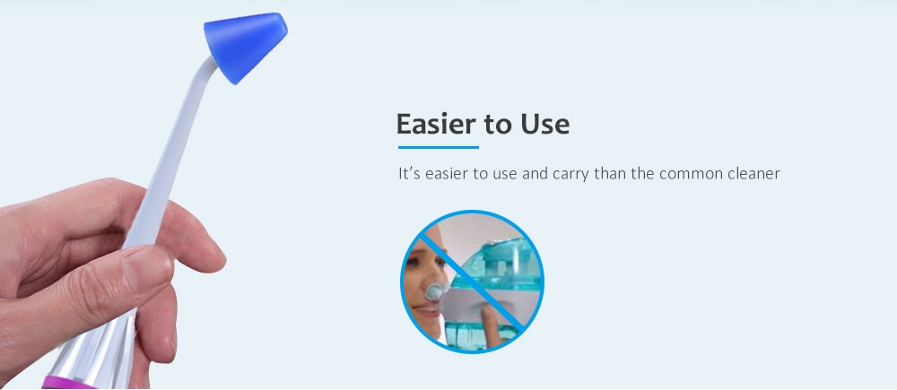 Original YASI V8 - X1 Washing Nozzle for N008 Electric Nasal Oral Irrigator- Silk Blue Original YASI V8 - X1 Washing Nozzle for N008 Electric Nasal Oral Irrigator- Silk Blue