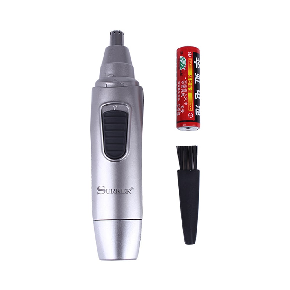 SURKER Nose Hair Trimmer Multi-Purpose Trimming Nasal Ear Fluff- Silver SURKER Nose Hair Trimmer Multi-Purpose Trimming Nasal Ear Fluff- Silver