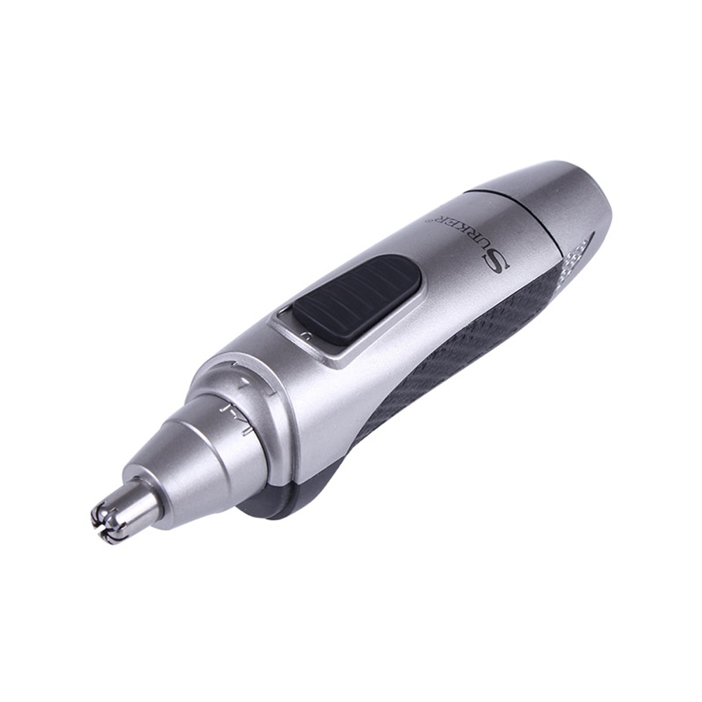 SURKER Nose Hair Trimmer Multi-Purpose Trimming Nasal Ear Fluff- Silver SURKER Nose Hair Trimmer Multi-Purpose Trimming Nasal Ear Fluff- Silver