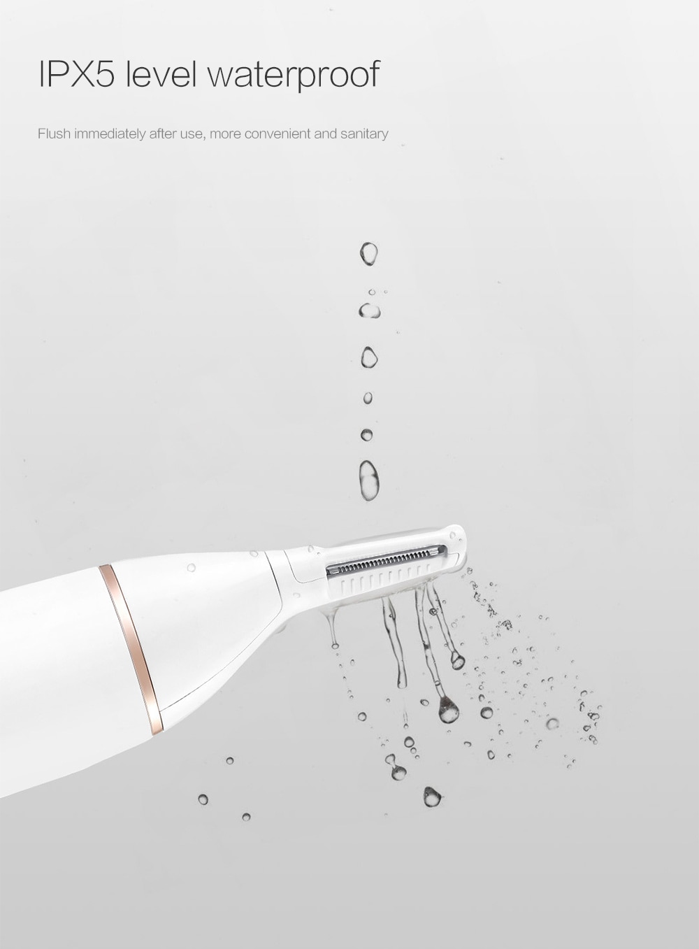 SOOCAS N1 Nose Hair Trimmer from Xiaomi Youpin- White SOOCAS N1 Nose Hair Trimmer from Xiaomi Youpin- White