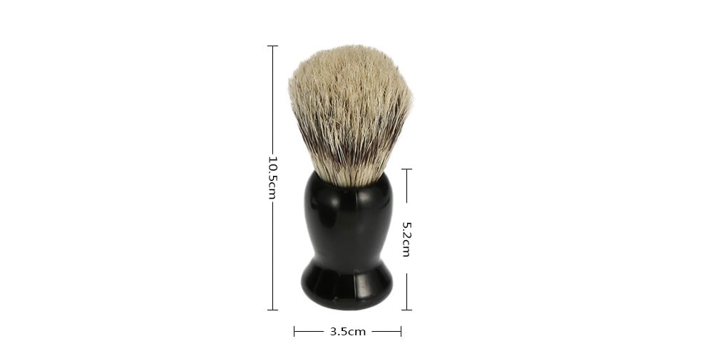 3 in 1 Shaving Beard Set for Dry Wet Badger Hair Brush Holder Bowl Male Facial Cleaning Tools- Black 3 in 1 Shaving Beard Set for Dry Wet Badger Hair Brush Holder Bowl Male Facial Cleaning Tools- Black