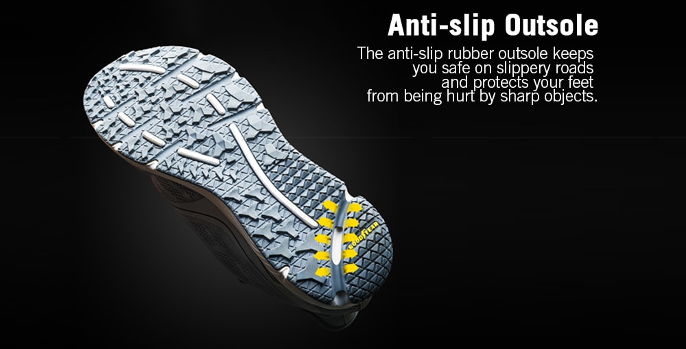 Breathable Anti-slip Running Athletic Shoes for Couple from Xiaomi Youpin- Orange 42 Breathable Anti-slip Running Athletic Shoes for Couple from Xiaomi Youpin- Orange 42