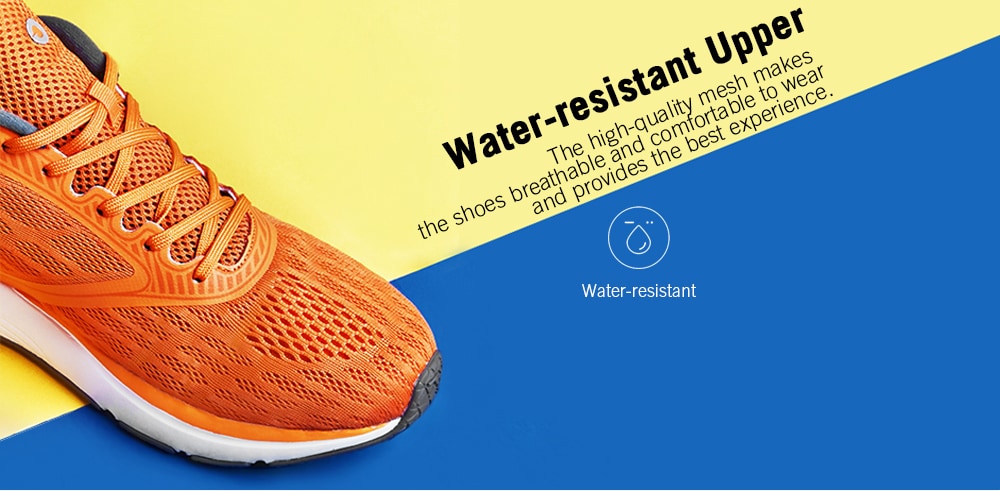 Breathable Anti-slip Running Athletic Shoes for Couple from Xiaomi Youpin- Orange 42 Breathable Anti-slip Running Athletic Shoes for Couple from Xiaomi Youpin- Orange 42