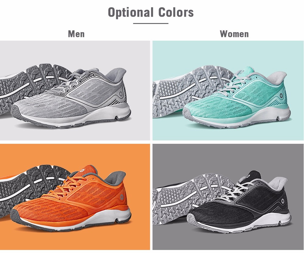 Breathable Anti-slip Running Athletic Shoes for Couple from Xiaomi Youpin- Orange 42 Breathable Anti-slip Running Athletic Shoes for Couple from Xiaomi Youpin- Orange 42