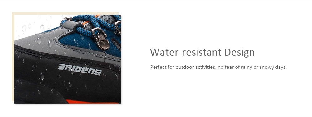 Men Water Resistant Trekking Shoes for Outdoor Hiking- Yellow 42 Men Water Resistant Trekking Shoes for Outdoor Hiking- Yellow 42