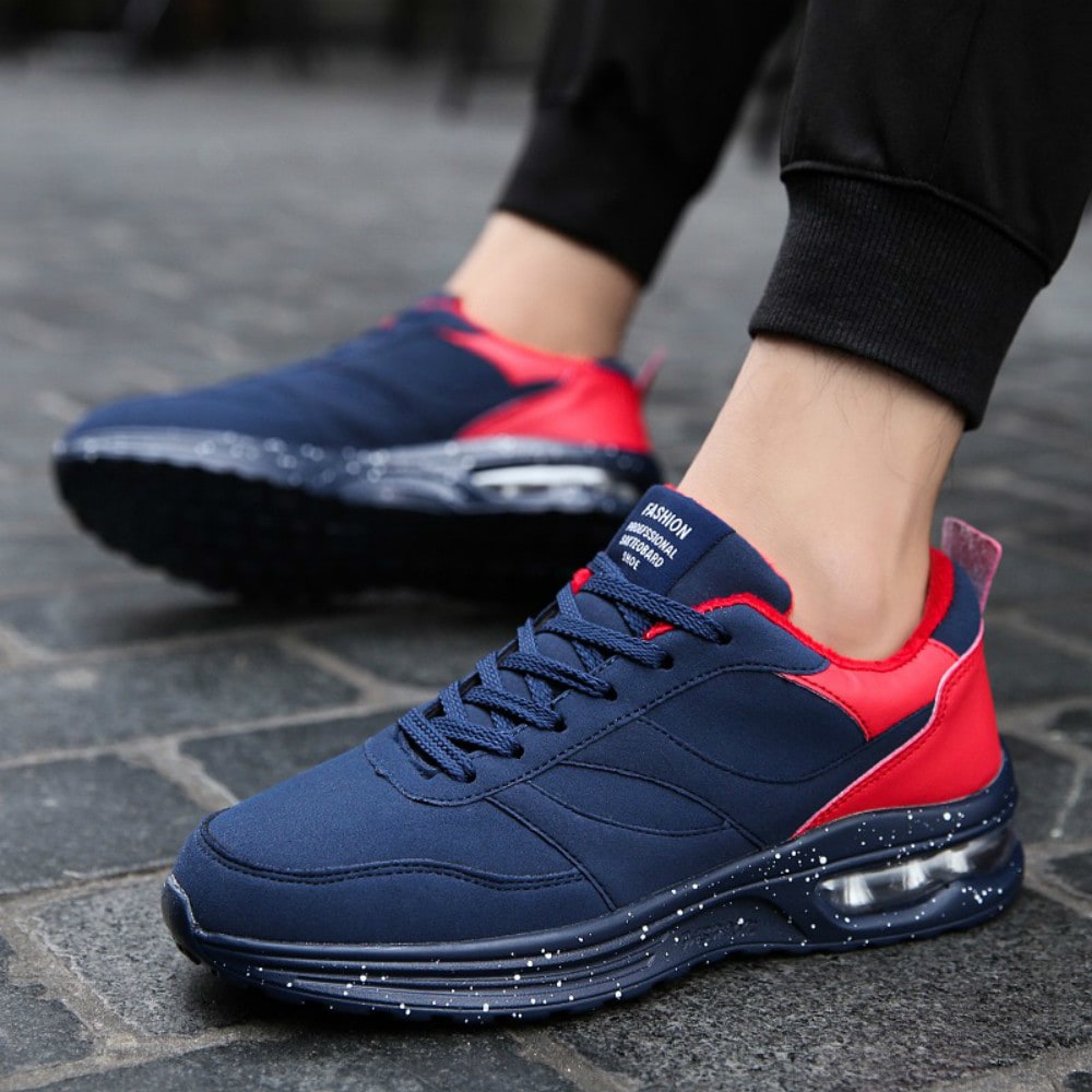 Men'S Winter Cotton Sports outdoor Running Shoes- Navy Blue EU 44 Men'S Winter Cotton Sports outdoor Running Shoes- Navy Blue EU 44