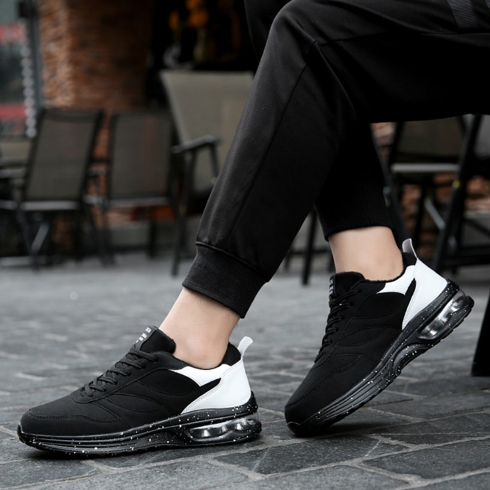 Men'S Winter Cotton Sports outdoor Running Shoes- Navy Blue EU 44 Men'S Winter Cotton Sports outdoor Running Shoes- Navy Blue EU 44