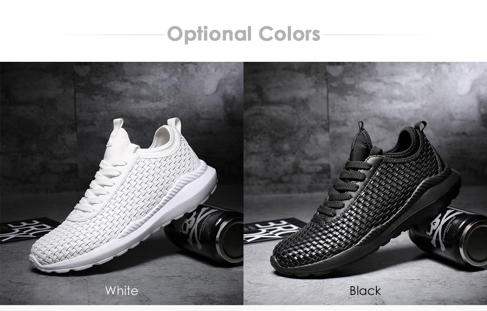 Fashionable Breathable Running Sneakers for Men- Black 47 Fashionable Breathable Running Sneakers for Men- Black 47