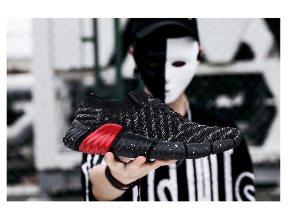 Men Breath Jogging Athletic Leisure Trainer Sports Running Fly Weave Sneakers- Black 42 Men Breath Jogging Athletic Leisure Trainer Sports Running Fly Weave Sneakers- Black 42