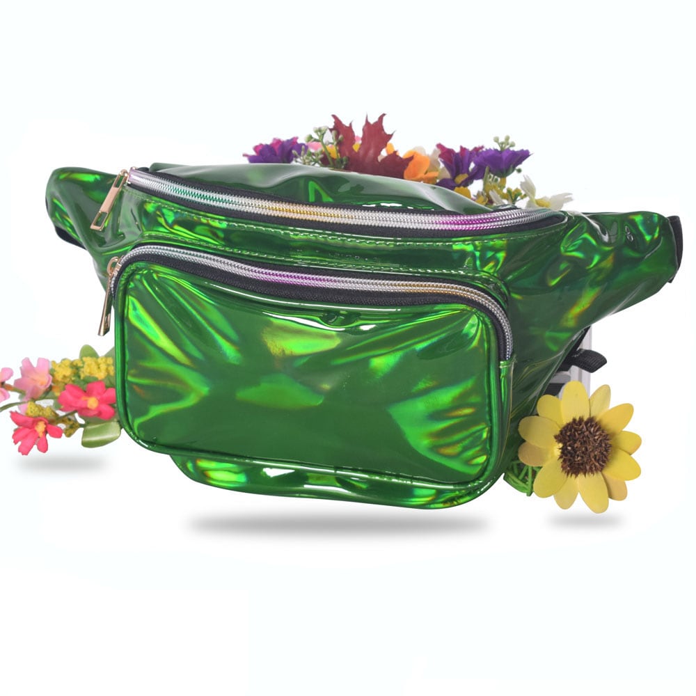 LOUIS JASON Travel Beach Shiny Raves Hip Fashion Hologram PVC Travel Waist Bags- Hot Pink LOUIS JASON Travel Beach Shiny Raves Hip Fashion Hologram PVC Travel Waist Bags- Hot Pink