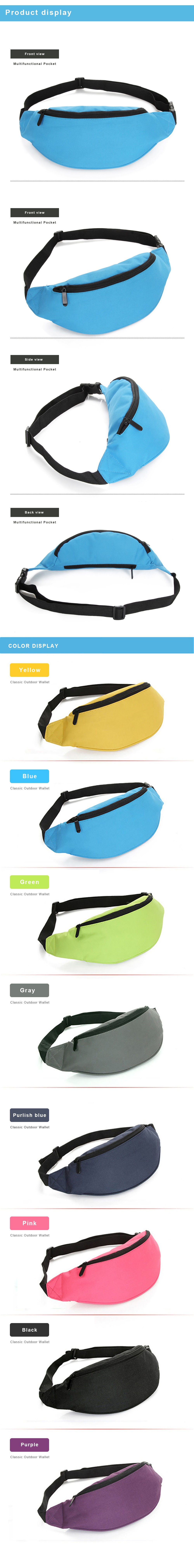 LOUIS JASON Outdoor Sports One-shoulder Bag Riding Travel Waist pack- Dark Orchid LOUIS JASON Outdoor Sports One-shoulder Bag Riding Travel Waist pack- Dark Orchid