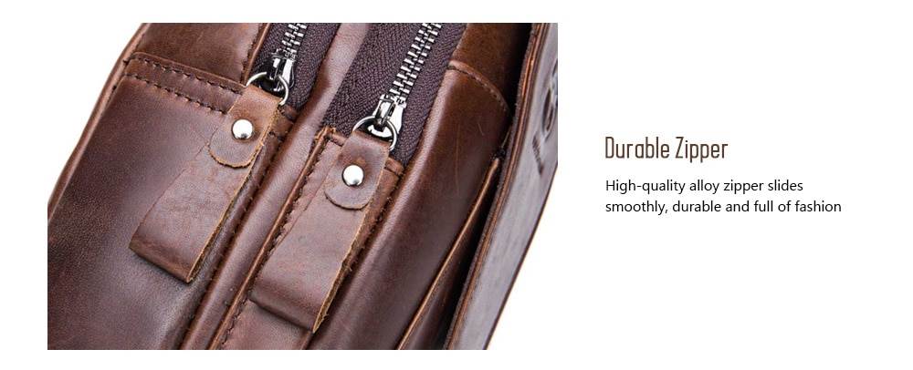 BULLCAPTAIN Men's One shoulder Crossbody Multi-function Sports and Leisure Chest Bag- Coffee BULLCAPTAIN Men's One shoulder Crossbody Multi-function Sports and Leisure Chest Bag- Coffee